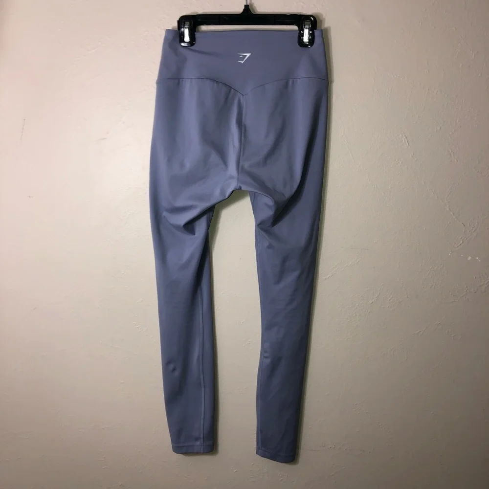 GYMSHARK High Waist Gray Dry Moisture Leggings